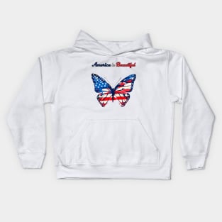 America is beautiful Kids Hoodie